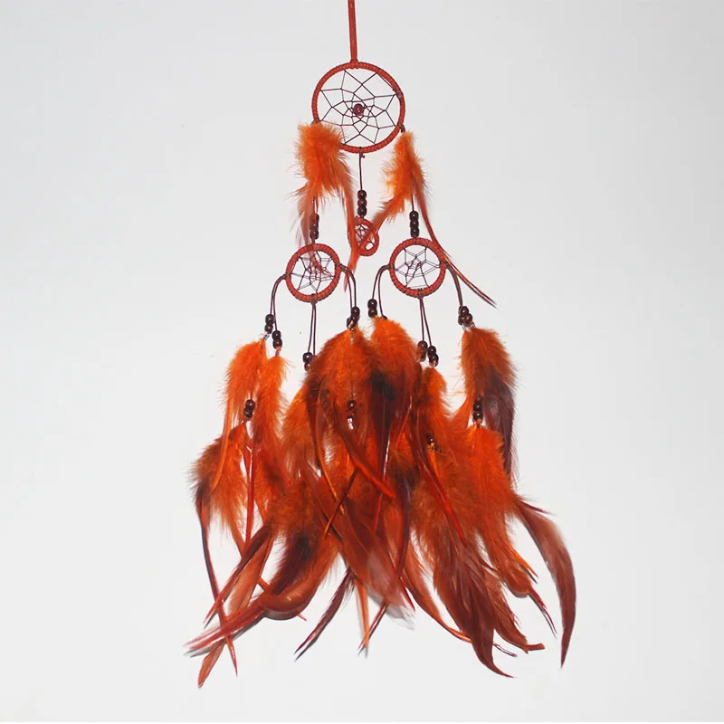 Dream Catcher Home Decor,orange Feather Dreamcatcher Wind Chimes Indian Style Religious Mascot Car or Wall Decoration
Dream Catcher Home Decor,orange Feather Dreamcatcher Wind Chimes Indian Style Religious Mascot Car or Wall Decoration