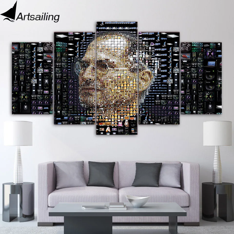 ArtSailing HD Printed Apple Famous People Painting on Canvas 5 Panel Room Decoration Print Poster Picture Free Shipping/ny-2137
ArtSailing HD Printed Apple Famous People Painting on Canvas 5 Panel Room Decoration Print Poster Picture Free Shipping/ny-2137