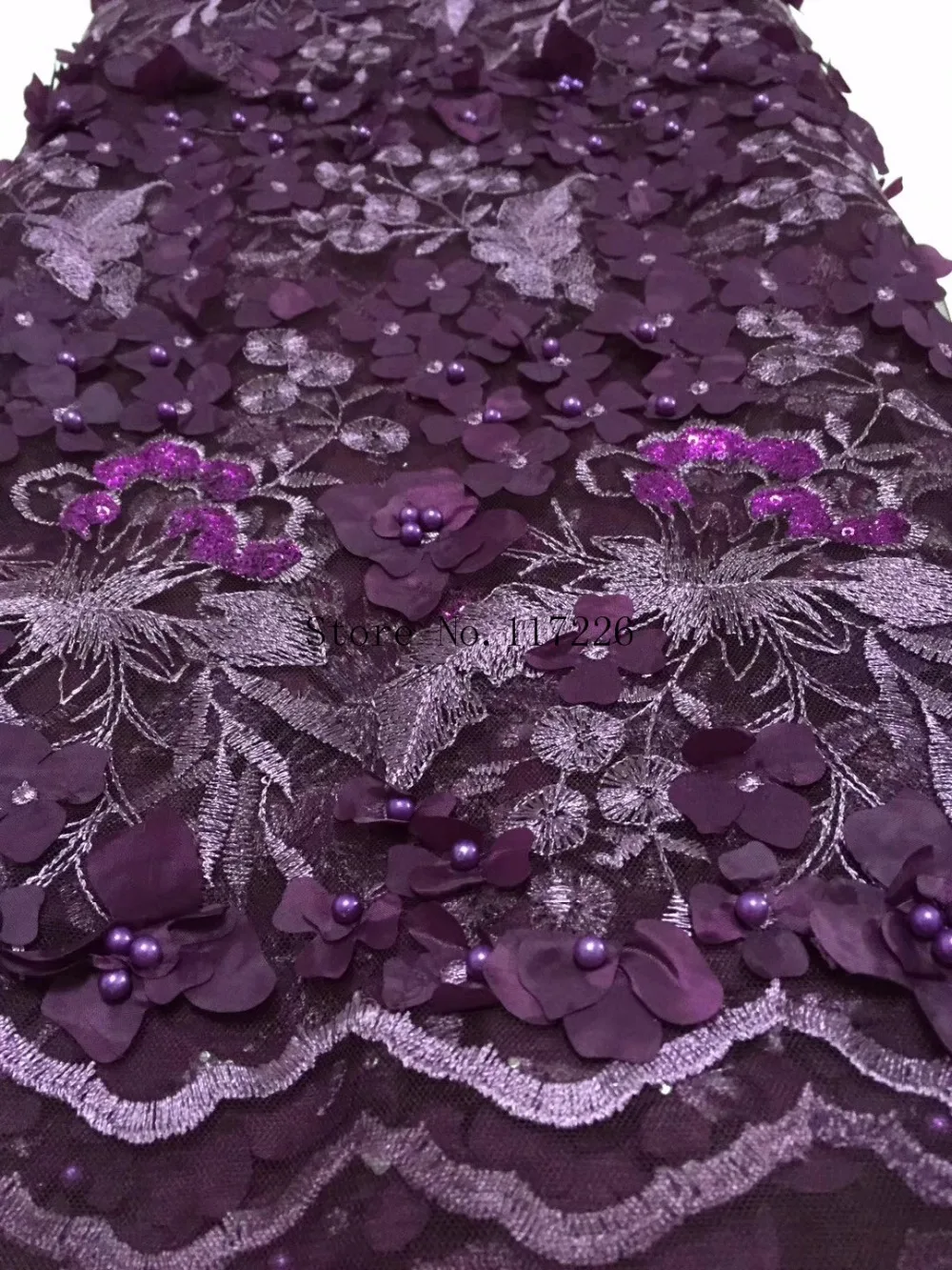 Dark Purple french material for women dress 3D appliqued tulle lace fabric Embroidered net french lace fabric with beads JRB-221
Dark Purple french material for women dress 3D appliqued tulle lace fabric Embroidered net french lace fabric with beads JRB-221