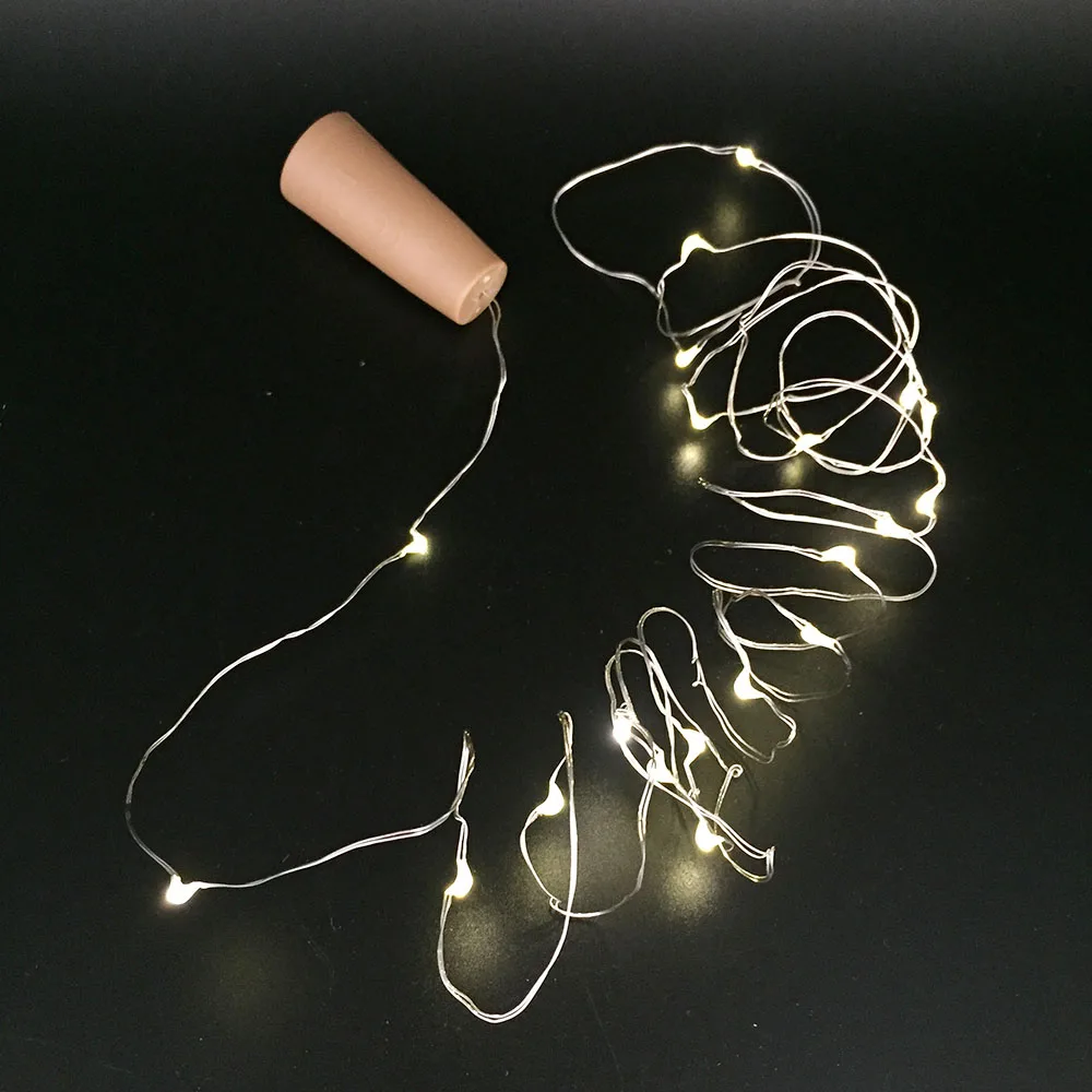 2M LED Garland Copper Wire Corker String Fairy Lights for Glass Craft Bottle New Year/Christmas/Valentines Wedding Decoration
2M LED Garland Copper Wire Corker String Fairy Lights for Glass Craft Bottle New Year/Christmas/Valentines Wedding Decoration
