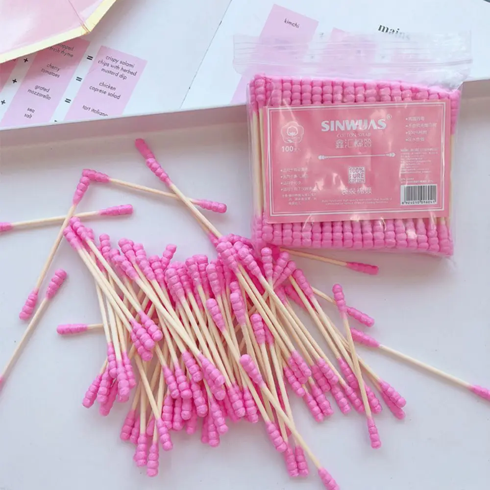 100pcs/pack Double head Cotton Swabs for Ears Cleaning Disposable Makeup Beauty Cotton Buds Swabs
100pcs/pack Double head Cotton Swabs for Ears Cleaning Disposable Makeup Beauty Cotton Buds Swabs