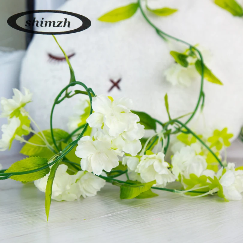 Shimzh Faux Silk Sakura Flowers Girlfriend 5Pcs/Lot Artificial Cherry Blossom Flower Vines Wedding Home Decoration Wedding
Shimzh Faux Silk Sakura Flowers Girlfriend 5Pcs/Lot Artificial Cherry Blossom Flower Vines Wedding Home Decoration Wedding