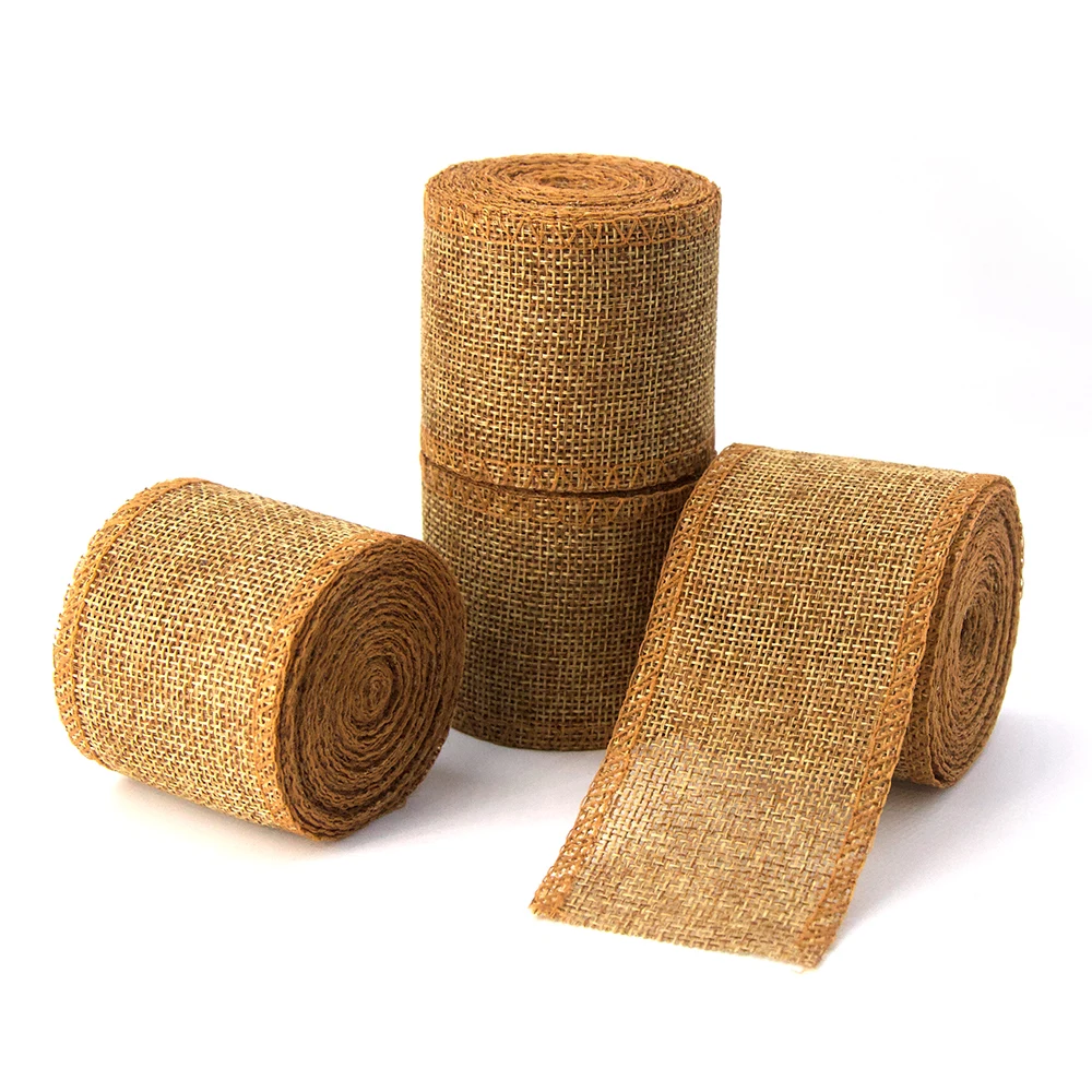 KALASO 3M Natural Jute Burlap Ribbon DIY Crafts Supplies Wedding Decoration Width Party Weeding Decoration Supplies Width 5cm
KALASO 3M Natural Jute Burlap Ribbon DIY Crafts Supplies Wedding Decoration Width Party Weeding Decoration Supplies Width 5cm