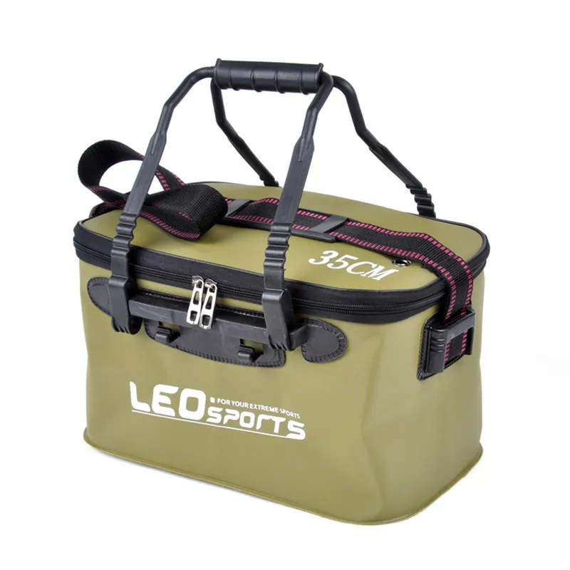 Portable EVA Fishing Bucket Fishing Bag Folding Water Bottle Loaded Fish Wearable Barrels Fishing Bucket
Portable EVA Fishing Bucket Fishing Bag Folding Water Bottle Loaded Fish Wearable Barrels Fishing Bucket