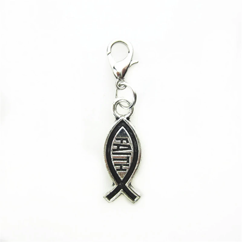 New Arrive 30pcs Jesus Fish Faith Dangle Charms Lobster Clasp Charms Diy Jewelry Accessory for Bracelets Pendants Hanging Charms
New Arrive 30pcs Jesus Fish Faith Dangle Charms Lobster Clasp Charms Diy Jewelry Accessory for Bracelets Pendants Hanging Charms