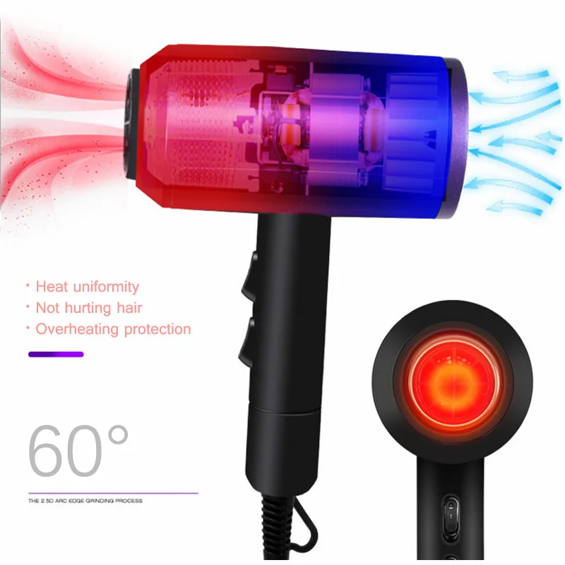 Professional Hair Dryer High Power Styling Tools Blow Dryer Hot/Cold Wind Quick Heat 220-240V Hairdressing Hairdryer D45
Professional Hair Dryer High Power Styling Tools Blow Dryer Hot/Cold Wind Quick Heat 220-240V Hairdressing Hairdryer D45