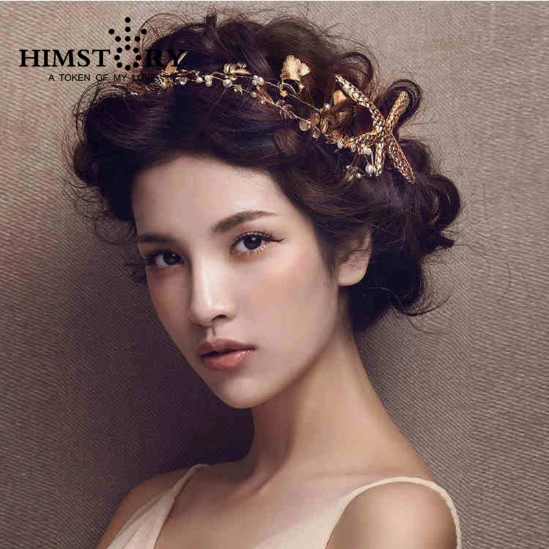 Starfish Tiara Headband Head Chain Pearl Jewelry Hair Accessories Bridal Headpiece
Starfish Tiara Headband Head Chain Pearl Jewelry Hair Accessories Bridal Headpiece