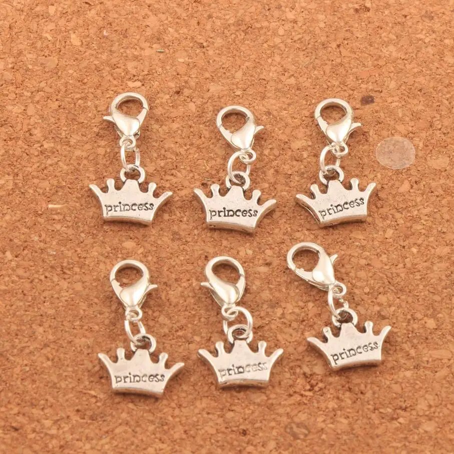 22pcs Princess Crown Lobster Claw Clasp Charm Beads 23.9x13.2mm Zinc Alloy Jewelry DIY C029
22pcs Princess Crown Lobster Claw Clasp Charm Beads 23.9x13.2mm Zinc Alloy Jewelry DIY C029