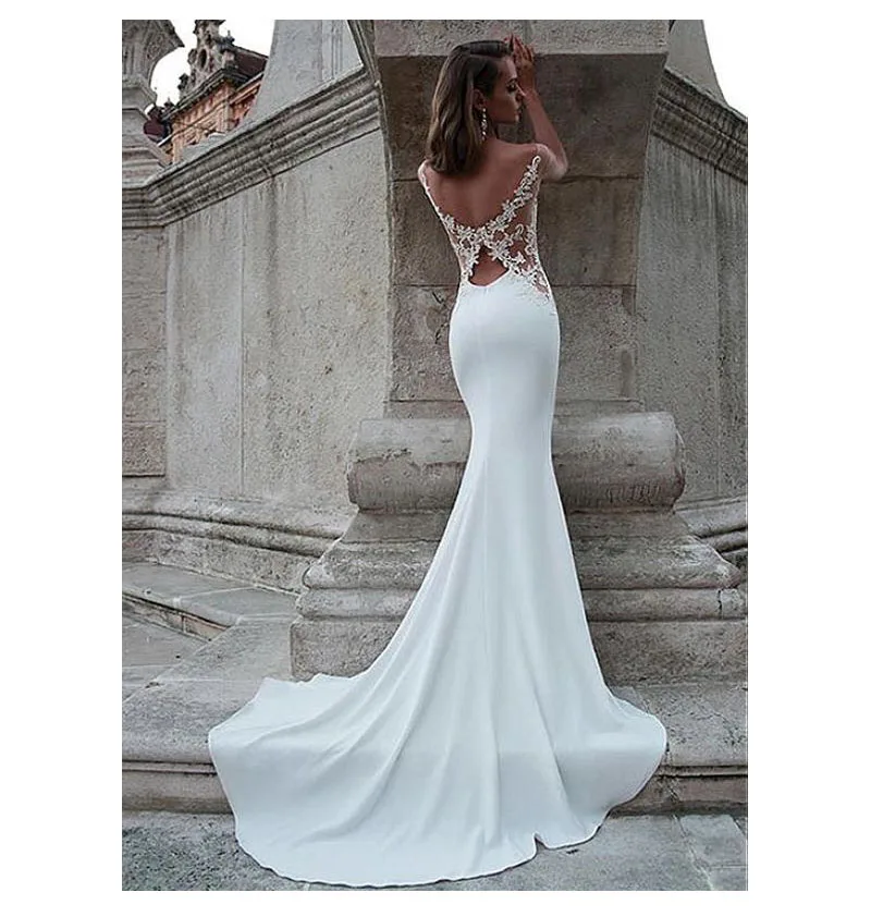 Smileven Mermaid Wedding Dress 2019 Sexy Sleeveless See Through Beach Bride Dresses Train Elegant Wedding Bridal Gowns 2019
Smileven Mermaid Wedding Dress 2019 Sexy Sleeveless See Through Beach Bride Dresses Train Elegant Wedding Bridal Gowns 2019