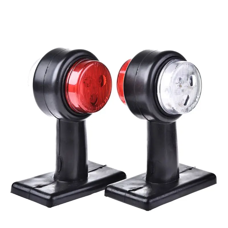 New 1 Pair Truck Trailer Caravan 12V/24V LED Double Side Marker Clearance Light Warning Lamp Red White qyh
New 1 Pair Truck Trailer Caravan 12V/24V LED Double Side Marker Clearance Light Warning Lamp Red White qyh