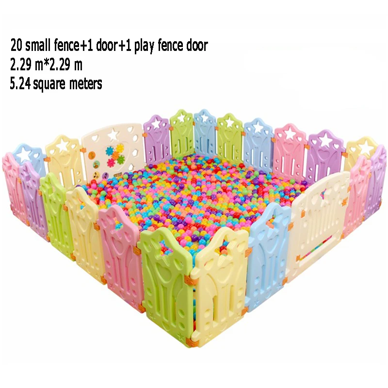 20PCS Indoor Baby Playpens Outdoor Games Fencing Children Play Fence Kids Activity Environmental Protection EP Safety Play Yard
20PCS Indoor Baby Playpens Outdoor Games Fencing Children Play Fence Kids Activity Environmental Protection EP Safety Play Yard