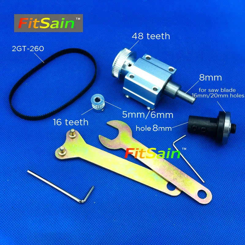 FitSain-Mini table saw for motor shaft 3.17/4/5/6/6.35mm 4" 100mm saw blade hole 16mm/20mm 2GT Belt spindle Cutting saws Pulley
FitSain-Mini table saw for motor shaft 3.17/4/5/6/6.35mm 4" 100mm saw blade hole 16mm/20mm 2GT Belt spindle Cutting saws Pulley