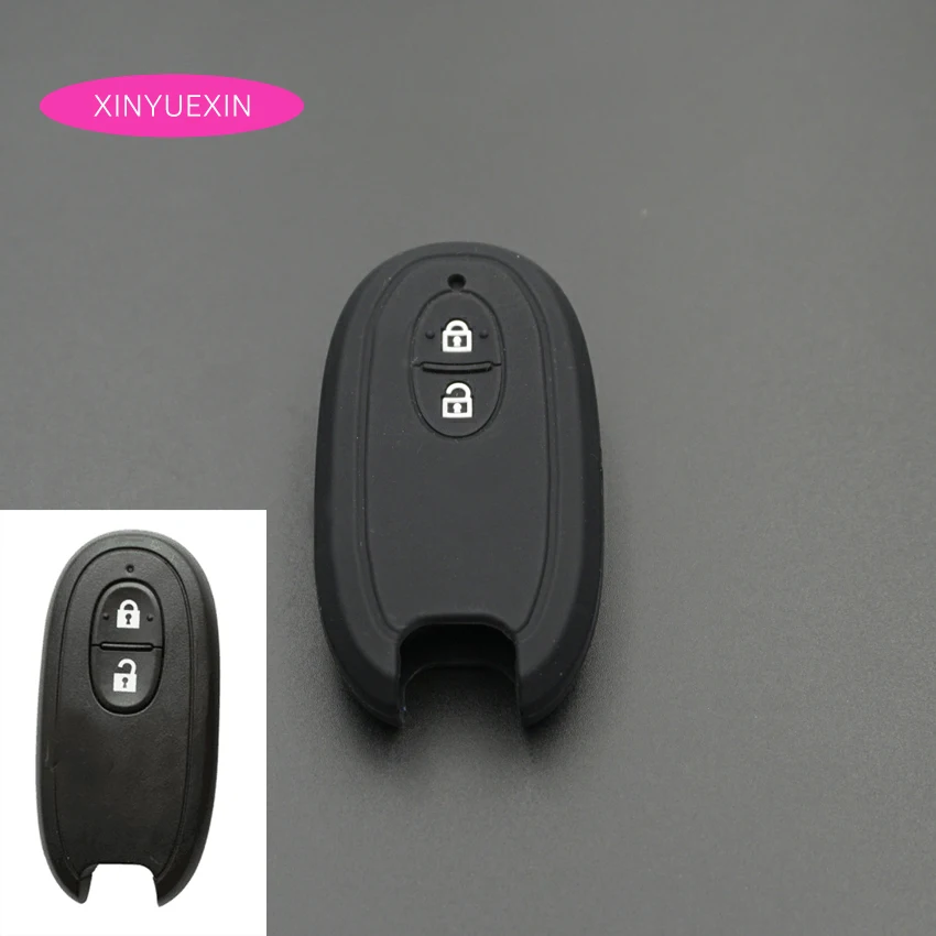 Xinyuexin Silicone Rubber Car Key Cover FOB Case for Mitsubishi 2 Button Smart Key Card Key Case For Car Styling
Xinyuexin Silicone Rubber Car Key Cover FOB Case for Mitsubishi 2 Button Smart Key Card Key Case For Car Styling