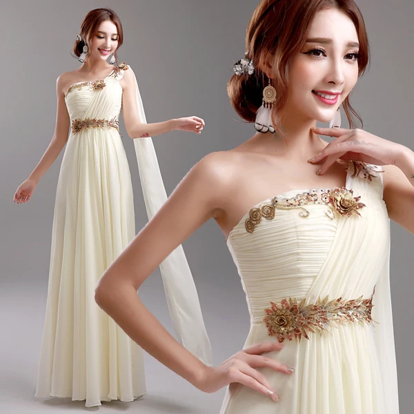 s 2016 new arrival stock maternity plus size bridal gown evening dress one single shoulder sexy chiffon Champagne 065
s 2016 new arrival stock maternity plus size bridal gown evening dress one single shoulder sexy chiffon Champagne 065
