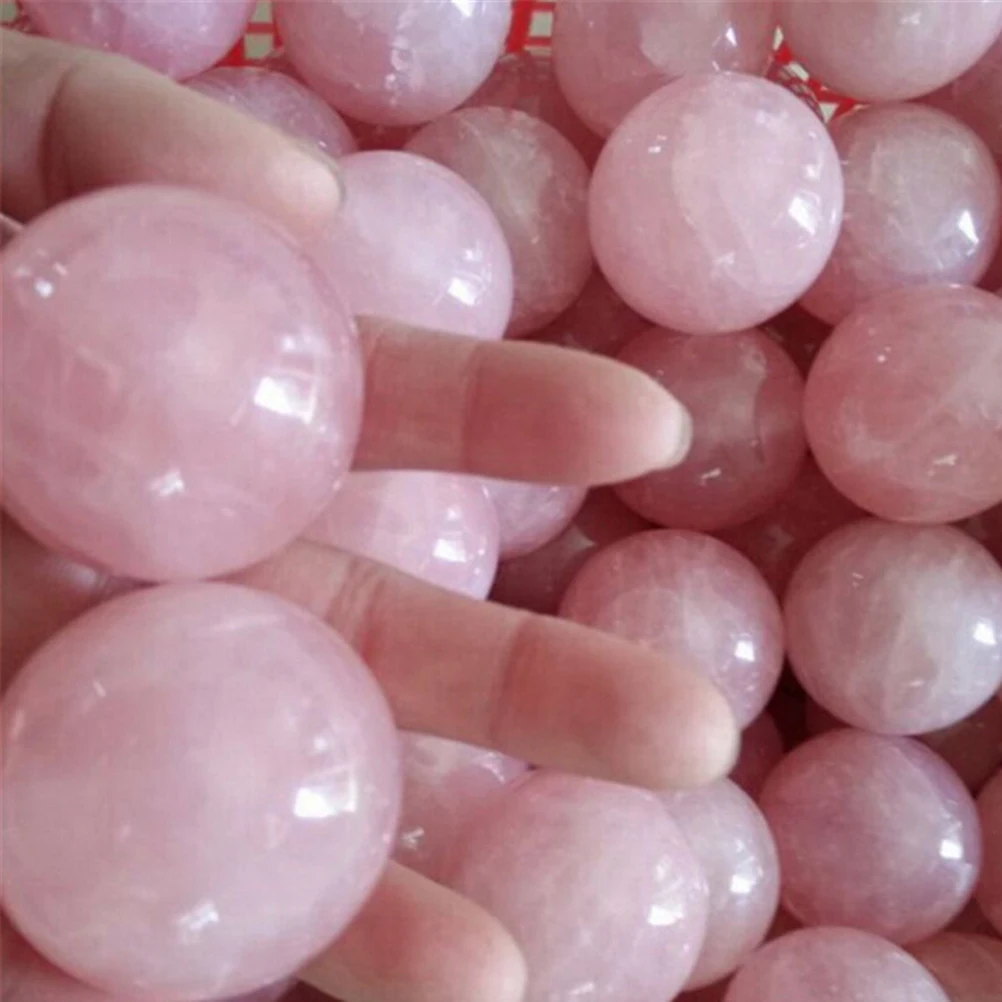 1PCS Excellent Wedding Decor 20mm Healing Crystal Natural Pink Rose Quartz Gemstone Ball Divination Sphere Collection
1PCS Excellent Wedding Decor 20mm Healing Crystal Natural Pink Rose Quartz Gemstone Ball Divination Sphere Collection