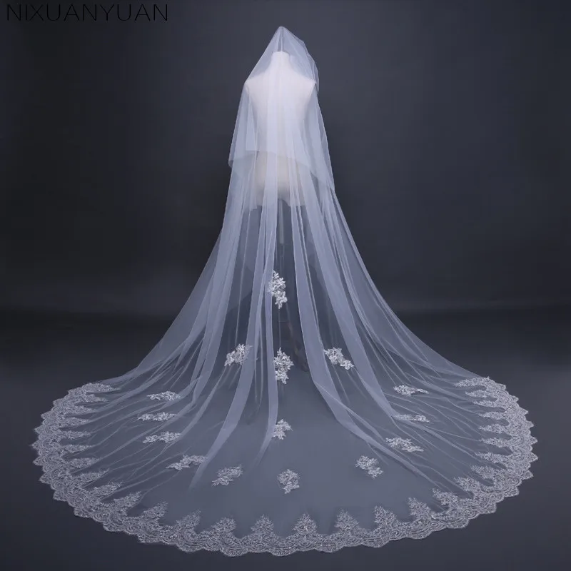 NIXUANYUAN 2023 New Top Quality 2 Tiers Sequin Lace Edge Cathedral Wedding Veil White Ivory Bridal Veil With Blusher
NIXUANYUAN 2023 New Top Quality 2 Tiers Sequin Lace Edge Cathedral Wedding Veil White Ivory Bridal Veil With Blusher