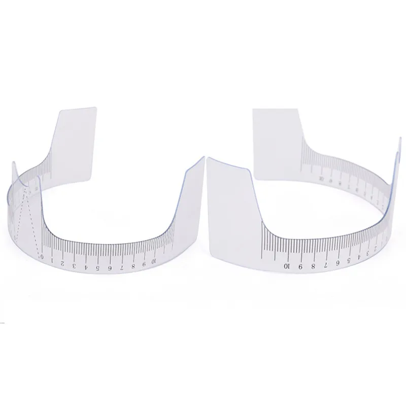 1PCS Makeup Reusable Eyebrow Grooming Stencil Shaper Ruler Measure Tool Measures | Красота и здоровье