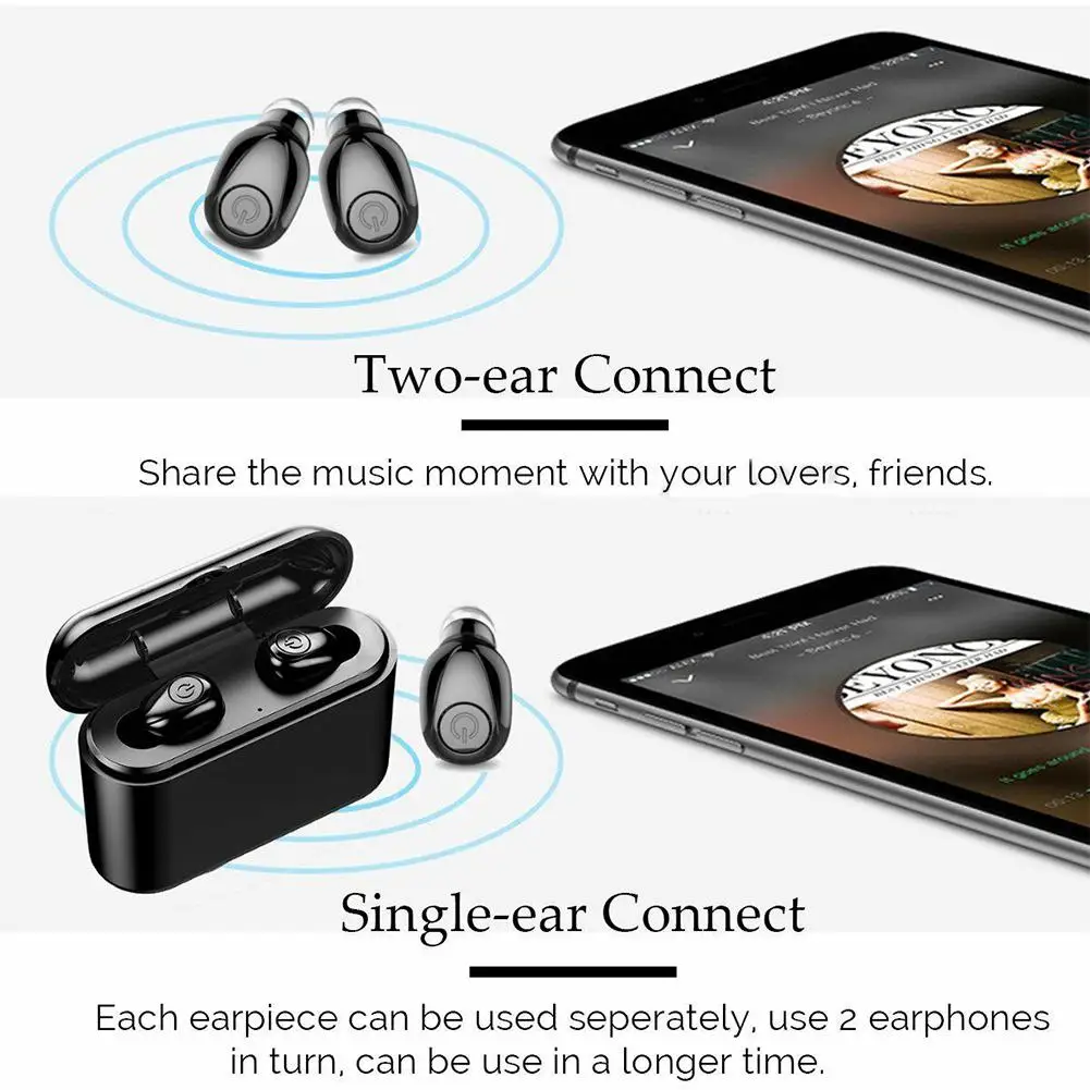 Kuulee Handsfree Bluetooth 5.0 IPX7 Waterproof Headset TWS Wireless Earphones Gaming Mini Earbuds Stereo Noise Canceling
Kuulee Handsfree Bluetooth 5.0 IPX7 Waterproof Headset TWS Wireless Earphones Gaming Mini Earbuds Stereo Noise Canceling