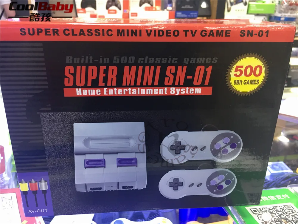 Мини-игровая консоль AV портативная Ретро семейная игровая консоль Встроенная 500 Классическая для игр двойной геймпад PAL & NTSC
Мини-игровая консоль AV портативная Ретро семейная игровая консоль Встроенная 500 Классическая для игр двойной геймпад PAL & NTSC