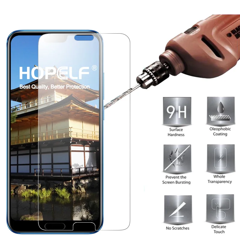 HOPELF закаленное стекло Honor 10 для huawei 9 Lite защита экрана 9H 2.5D на телефон Защитная Для