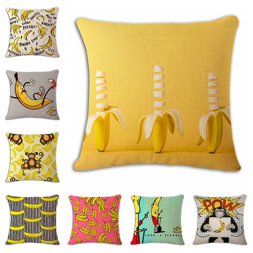 Pretty Funny Banana Cushion Cover Print Linen Affection Sofa Car Seat Family Home Decorative Throw Pillow Case Housse De Coussin
Pretty Funny Banana Cushion Cover Print Linen Affection Sofa Car Seat Family Home Decorative Throw Pillow Case Housse De Coussin