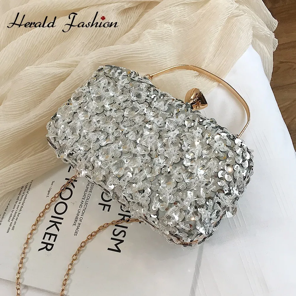 Herald Fashion качественные женские сумки на цепочке через плечо Маленькие женские элегантные сумки с блестками Повседневная сумка с клапаном же...
Herald Fashion качественные женские сумки на цепочке через плечо Маленькие женские элегантные сумки с блестками Повседневная сумка с клапаном же...