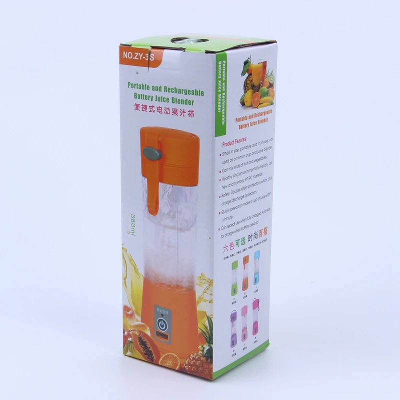 380ml Portable Juicer Cup USB Rechargeable Juice Bottle Citrus Blender Lemon Vegetables Fruit Milkshake Smoothie Squeezers
380ml Portable Juicer Cup USB Rechargeable Juice Bottle Citrus Blender Lemon Vegetables Fruit Milkshake Smoothie Squeezers