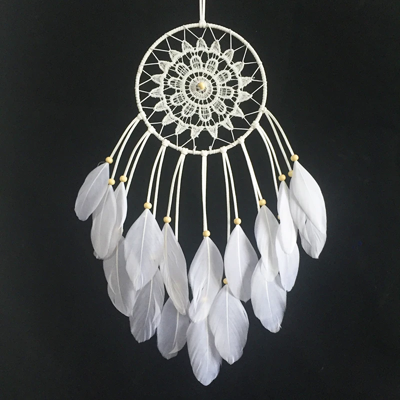 New fashion originality big Hot white Dreamcatcher Wind Chimes Indian Style Feather Pendant Dream Catcher Gift
New fashion originality big Hot white Dreamcatcher Wind Chimes Indian Style Feather Pendant Dream Catcher Gift