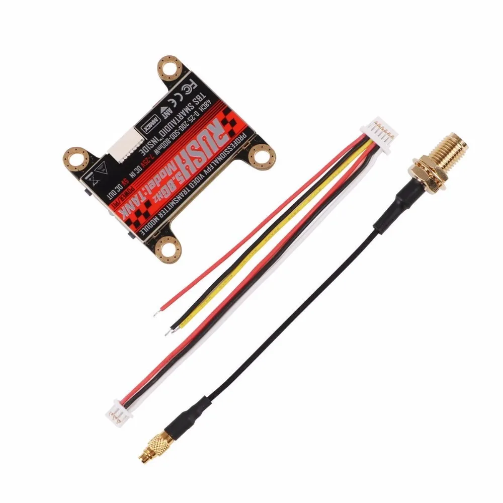 Rush Tank 5 8 GHz VTX w/ SmartAudio 48CH PIT/25/200/500/800mW передатчик для FPV гоночного дрона|Детали и