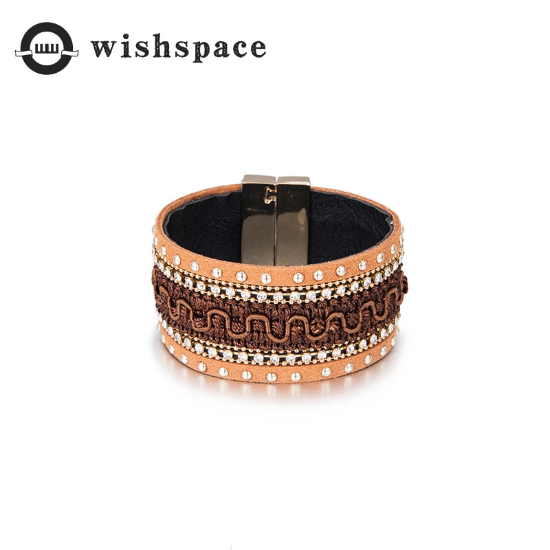 European and American popular retro Bohemian cortex magnetic clasp women fashion bracelets jewelry
European and American popular retro Bohemian cortex magnetic clasp women fashion bracelets jewelry