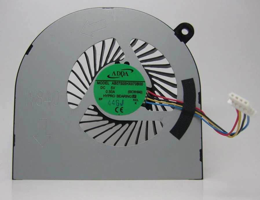 Оригинальный ADDA AB07505HX070B00 00CWH860 DC 5V 0.5A 4-контактный Процессор вентилятор охлаждения для Acer VN7-591 VN7-591G для CLEVO W840 H840
Оригинальный ADDA AB07505HX070B00 00CWH860 DC 5V 0.5A 4-контактный Процессор вентилятор охлаждения для Acer VN7-591 VN7-591G для CLEVO W840 H840