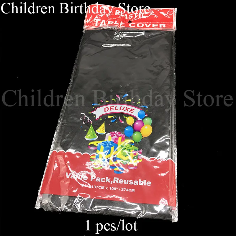 1pcs/lot black disposable plastic tablecloths plain color birthday party decorations black plastic tablecloths pink table cover
1pcs/lot black disposable plastic tablecloths plain color birthday party decorations black plastic tablecloths pink table cover