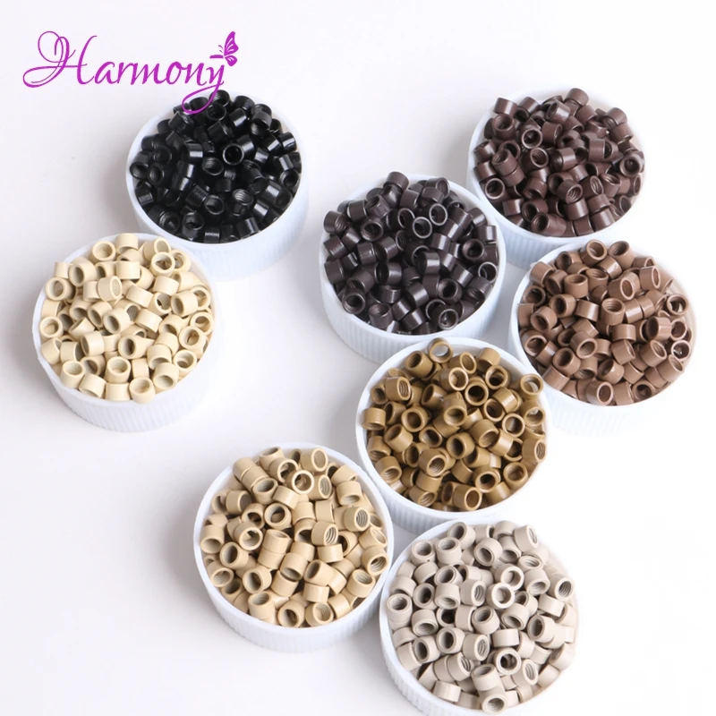8 bottles/lot 4.0*2.7*2.7mm Thead Micro rings Beads Links with Screws for I tip Hair Extension 8 different color
8 bottles/lot 4.0*2.7*2.7mm Thead Micro rings Beads Links with Screws for I tip Hair Extension 8 different color