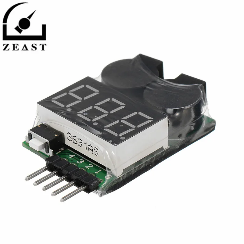 Тестер напряжения батареи низкого напряжения Звуковой сигнал для 1-4S Lipo батареи VM004
Тестер напряжения батареи низкого напряжения Звуковой сигнал для 1-4S Lipo батареи VM004