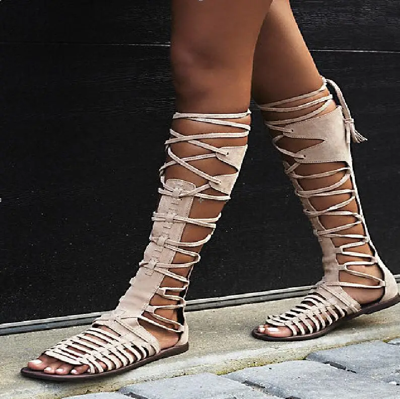 2018 New Hot Fashion Sweet Apricot /Gray Flock Mid-Calf Shoes Zip Peep Toe Women's Sandals Flat With Fringe Women's Boots
2018 New Hot Fashion Sweet Apricot /Gray Flock Mid-Calf Shoes Zip Peep Toe Women's Sandals Flat With Fringe Women's Boots