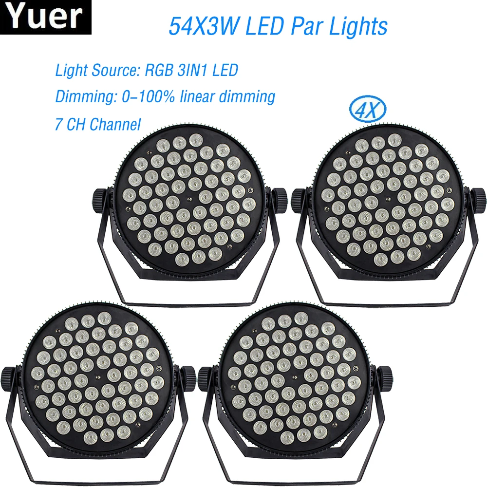 4Pcs/Lot LED RGB 3IN1 Disco Light Dance Party Spotlight LED Stage Par Lights DMX512 DJ For Party Hallowmas Family Stage Lights
4Pcs/Lot LED RGB 3IN1 Disco Light Dance Party Spotlight LED Stage Par Lights DMX512 DJ For Party Hallowmas Family Stage Lights