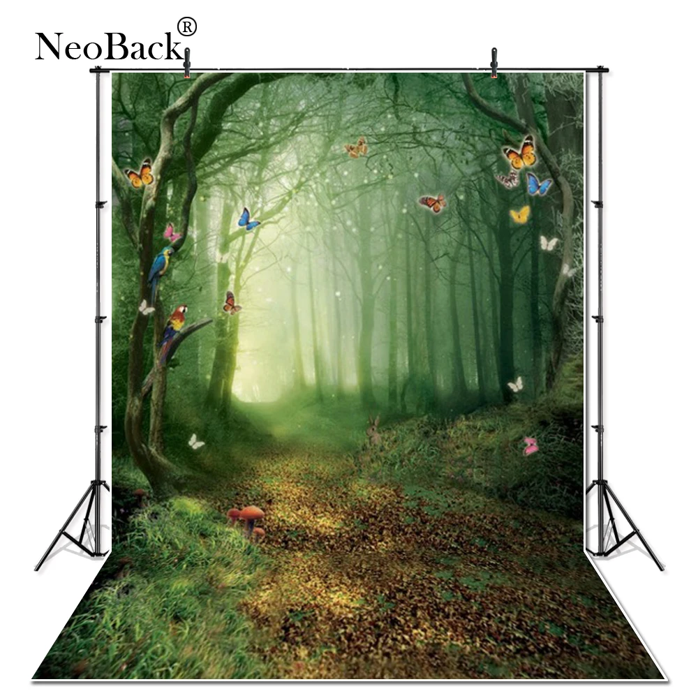 NeoBack ярмарка лес Бабочка Фотография декорации дети Фон для студийной фотосъемки