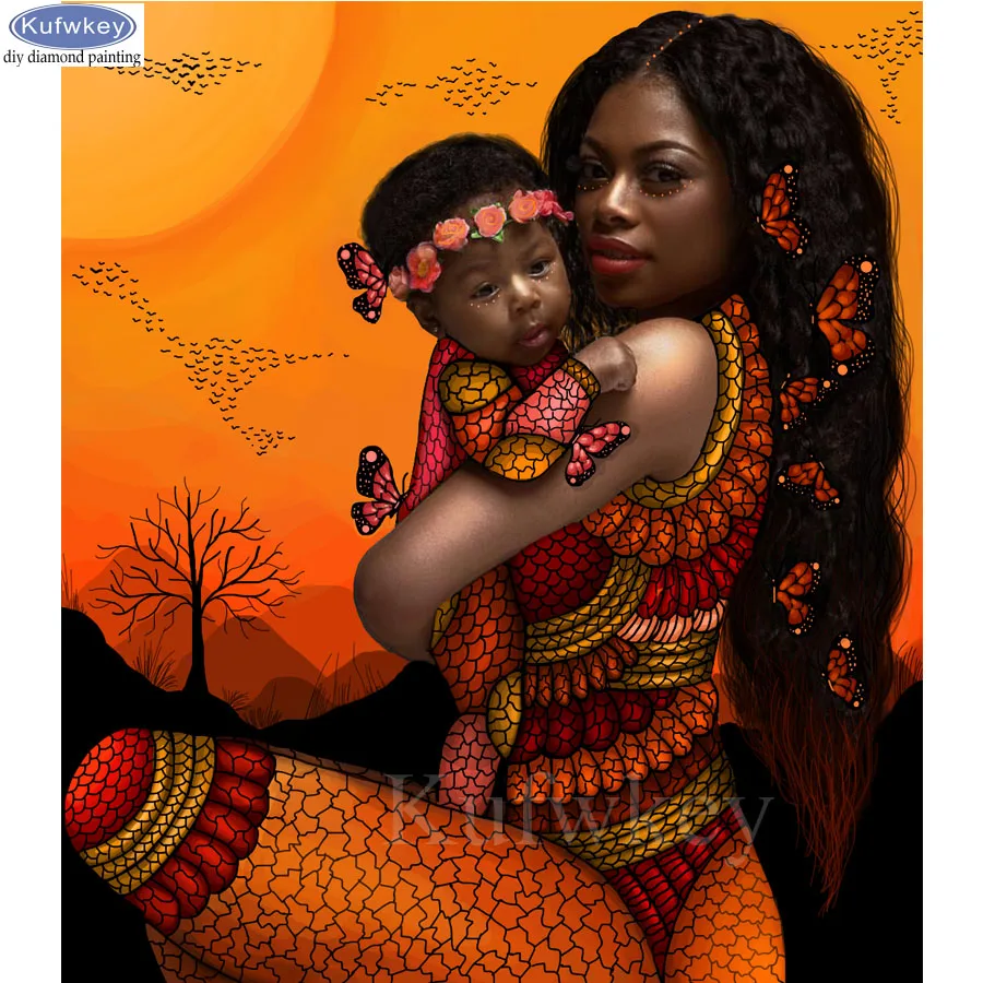 African art diy diamond painting Mom and baby portrait 5d diamond embroidery full square rhinestone mosaic puzzle cross stitch
African art diy diamond painting Mom and baby portrait 5d diamond embroidery full square rhinestone mosaic puzzle cross stitch