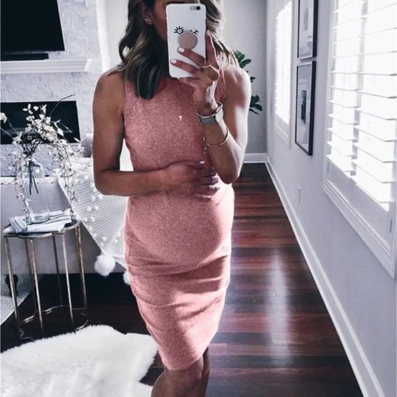 Sexy Dress For Pregnant Women's Clothing 2019 Summer Sleeveless O Neck Maternity Pullover Dresses Pregnancy Daily Wear Clothing
Sexy Dress For Pregnant Women's Clothing 2019 Summer Sleeveless O Neck Maternity Pullover Dresses Pregnancy Daily Wear Clothing
