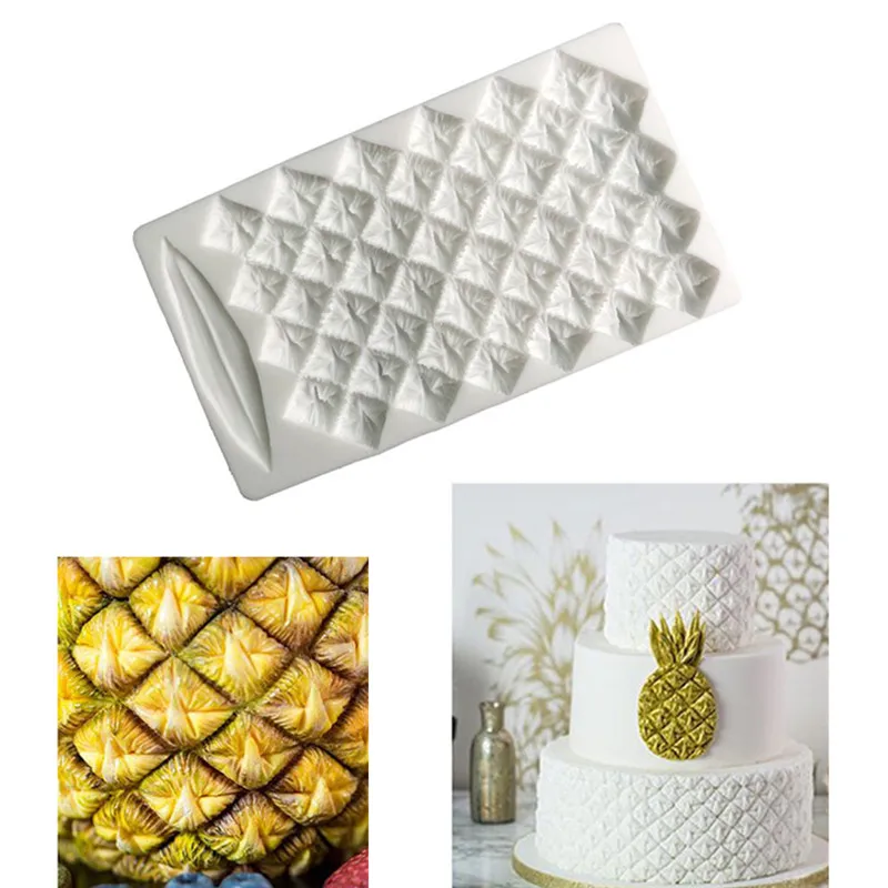 Pineapple Skin Shape Fondant Cake Silicone Mould Chocolate Biscuits Molds Candy Cooking Pastry Baking Wedding Decorating Tools
Pineapple Skin Shape Fondant Cake Silicone Mould Chocolate Biscuits Molds Candy Cooking Pastry Baking Wedding Decorating Tools