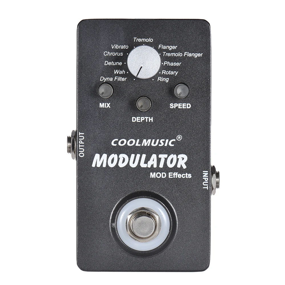 COOLMUSIC A-ME01 Digital Modulator Guitar Pedal Electric Guitar Effect Pedal with 11 Modulation Effects True Bypass Metal Shell
COOLMUSIC A-ME01 Digital Modulator Guitar Pedal Electric Guitar Effect Pedal with 11 Modulation Effects True Bypass Metal Shell