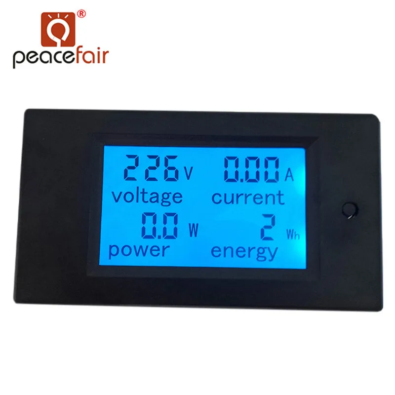 Peacefair PZEM-021 AC Single Phase Digital LCD Ammeter Voltmeter 80-260V 20A 4IN1 Electric Volt Amp Meter Power Kwh For Homekit
Peacefair PZEM-021 AC Single Phase Digital LCD Ammeter Voltmeter 80-260V 20A 4IN1 Electric Volt Amp Meter Power Kwh For Homekit