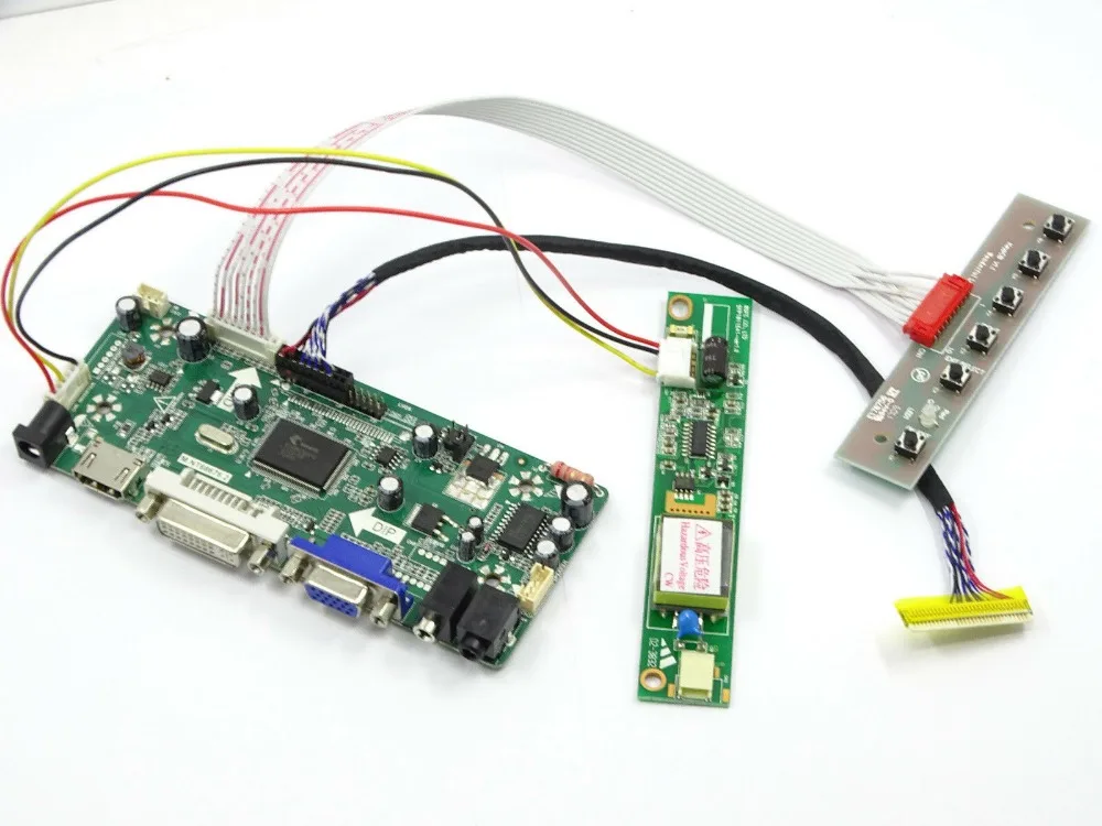 Latumab NT68676.2A (HDMI + DVI + VGA + аудио) Набор для платы ЖК-контроллер драйвер для самостоятельной сборки комплект для LM171WX3 (TL) (C2) 1440X900 17 "LM171WX3 TLC2
Latumab NT68676.2A (HDMI + DVI + VGA + аудио) Набор для платы ЖК-контроллер драйвер для самостоятельной сборки комплект для LM171WX3 (TL) (C2) 1440X900 17 "LM171WX3 TLC2