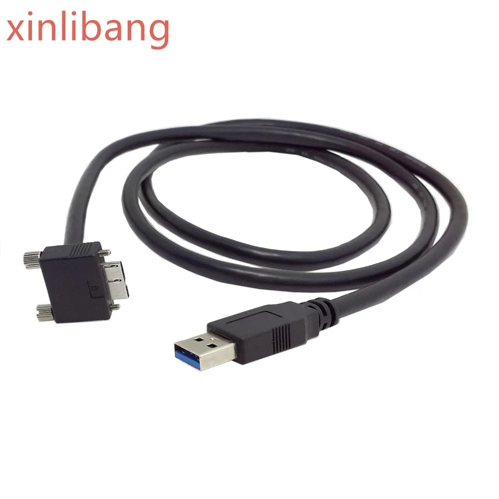 90 Degree Right Angled Micro USB Screw Mount to USB 3.0 A Type Data cable 4ft 1.2m
90 Degree Right Angled Micro USB Screw Mount to USB 3.0 A Type Data cable 4ft 1.2m