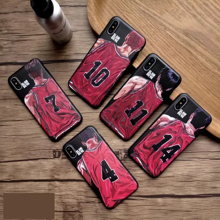 Comic Slam dunk Sakuragi phone cover case for iphone 14 13 12 pro mini 11 X XS MAX XR 8 7 plus SE relief soft silicone coque
Comic Slam dunk Sakuragi phone cover case for iphone 14 13 12 pro mini 11 X XS MAX XR 8 7 plus SE relief soft silicone coque