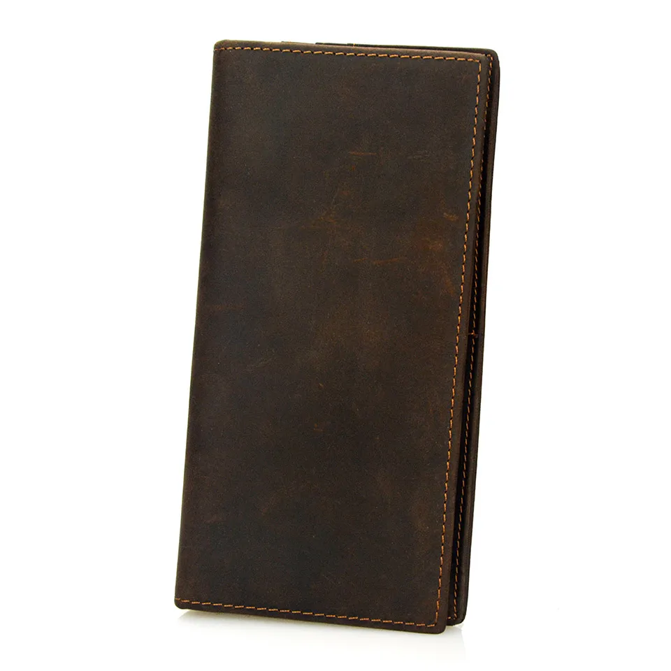 Men Crazy Horse Leather Wallet Long Leather Clutch Purse Male Vintage Coin Bags Wallet
Men Crazy Horse Leather Wallet Long Leather Clutch Purse Male Vintage Coin Bags Wallet