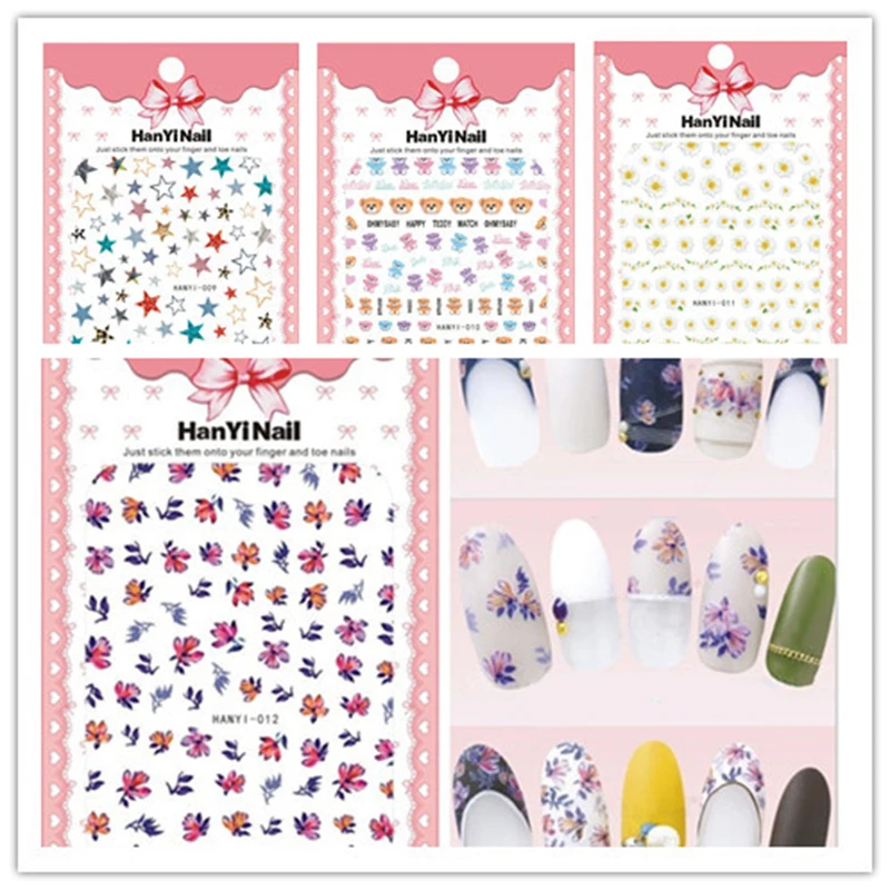 1 Sheet Smiling Little Daisy Stickers 3D Nail Stickers Image Transfer Decal Adhesive Nail Art Decorations
1 Sheet Smiling Little Daisy Stickers 3D Nail Stickers Image Transfer Decal Adhesive Nail Art Decorations