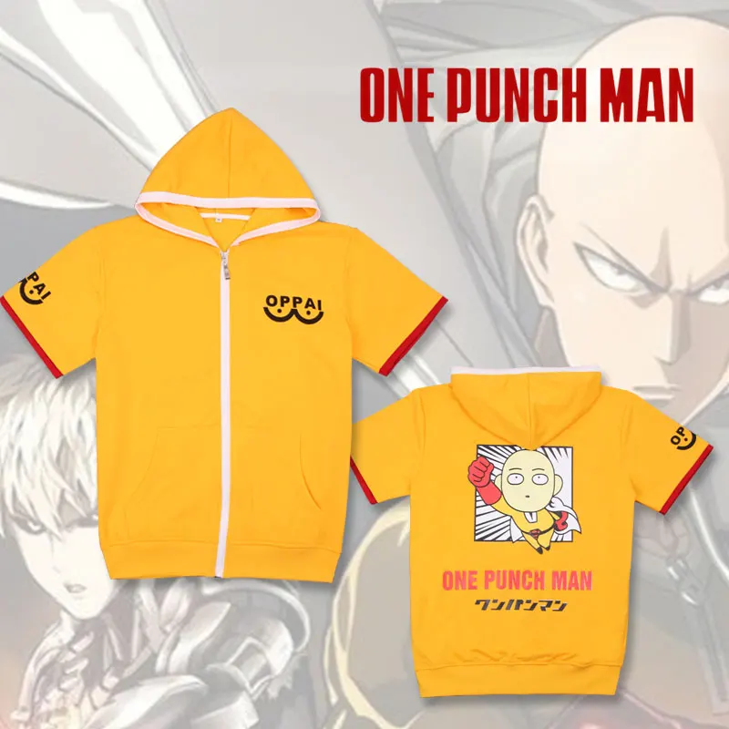 Anime One Punch Man Oppai Saitama short sleeve top Coat man woman Jacket cosplay costume casual outerwear Hoodie
Anime One Punch Man Oppai Saitama short sleeve top Coat man woman Jacket cosplay costume casual outerwear Hoodie