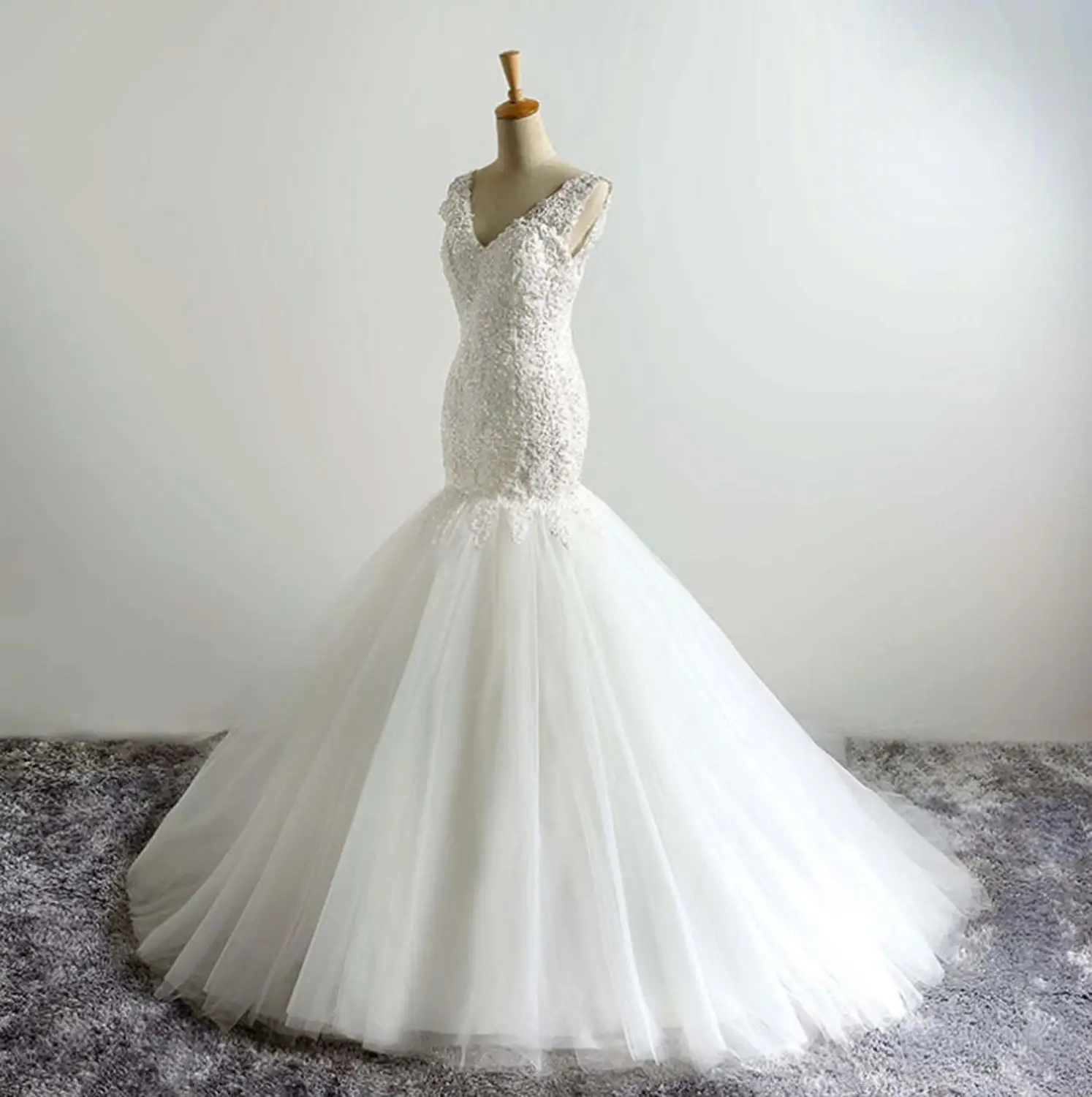 ANTI Gelin Elbiseleri Wedding Dress 2019 Gelinlik robe de mariee Mermaid Sexy V Neck Vestido de Noiva Bruidsjurken bride Gowns
ANTI Gelin Elbiseleri Wedding Dress 2019 Gelinlik robe de mariee Mermaid Sexy V Neck Vestido de Noiva Bruidsjurken bride Gowns