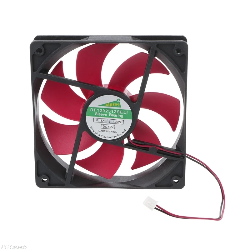 Mini 120x120x25mm DC 12V 0.16A 2 Pin 7-Blade Blower Cooling Fan Cooler 12025 X6HA
Mini 120x120x25mm DC 12V 0.16A 2 Pin 7-Blade Blower Cooling Fan Cooler 12025 X6HA